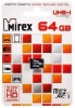 Карта памяти microSD  64GB Mirex XC (Class10) UHS-I 