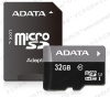 Карта памяти microSD  32GB A-DATA HC (Class10) UHS-I (+ SD адаптер)