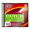 Диск DVD+R 4.7Gb VS 16x slim InkJet Printable
