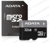Карта памяти microSD  32GB A-DATA Premier microSDHC Class 10 UHS-1 (SD адаптер)