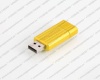 Накопитель Verbatim USB 16Gb Pin Stripe Sunkissed Yellow
